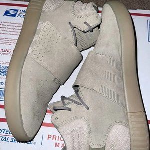 Adidas Tubular Invader Strap 'Dark Green' - Size 11.5